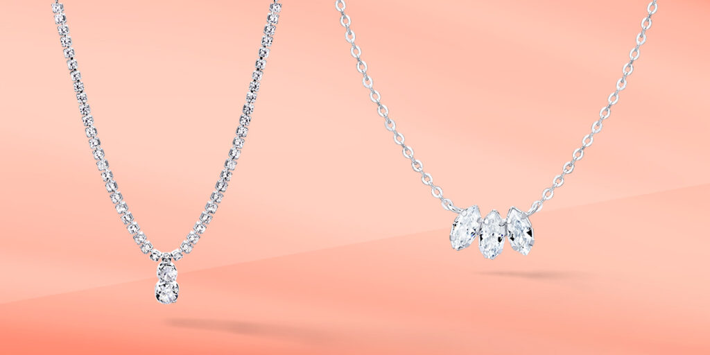 Colares ponto de luz da Prata e arte