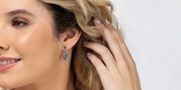 Brinco de prata envelhecida