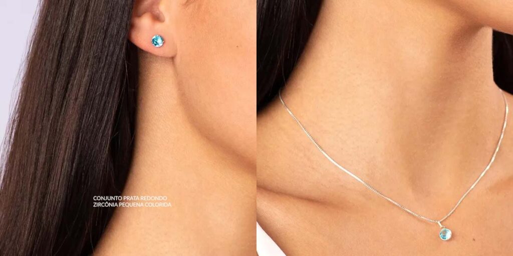 Joia verde esmeralda - brinco e colar