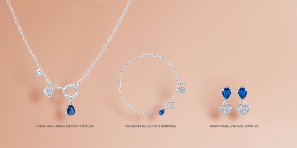 Conjunto Jardim em Flor Hortênsia