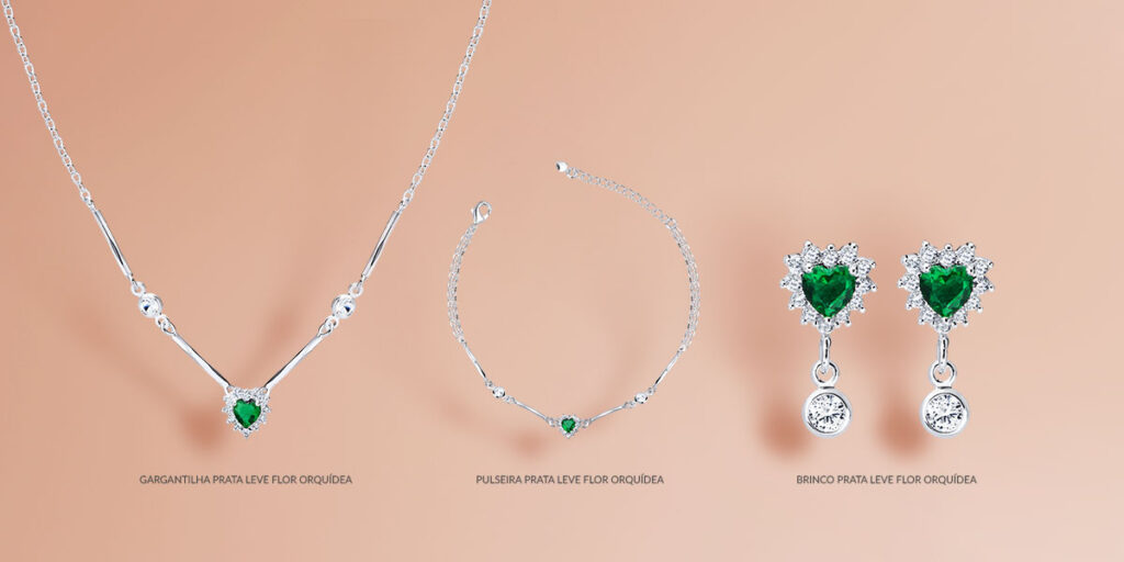 Conjunto Jardim em Flor Orquídea