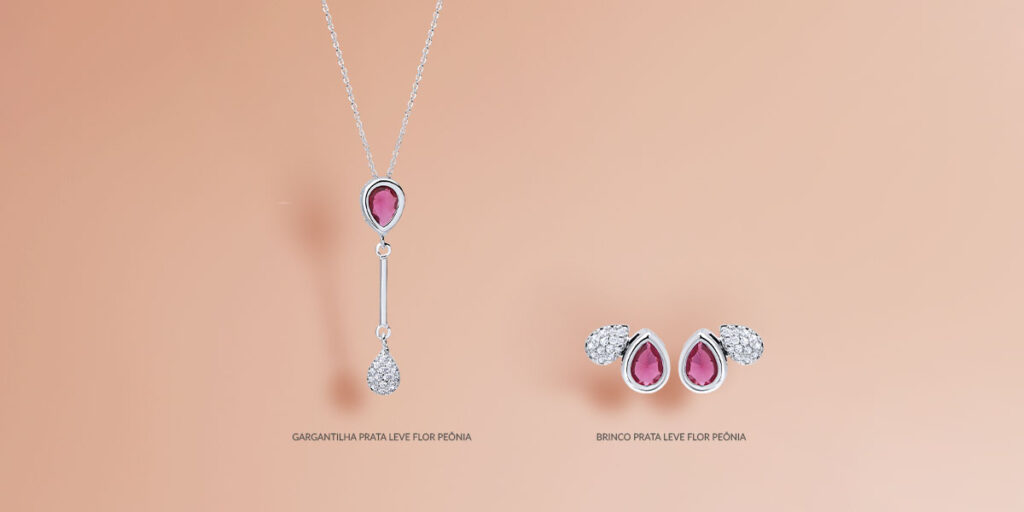 Conjunto Jardim em Flor Peônia