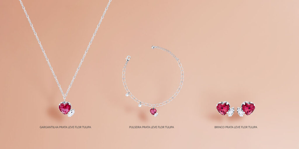 Conjunto Jardim em Flor Tulipa