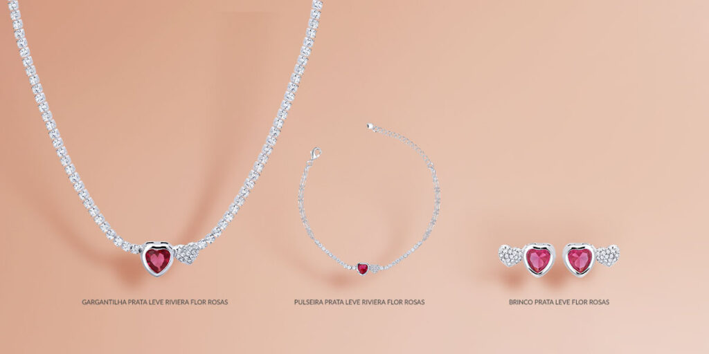 Conjunto Jardim em Flor Rosas