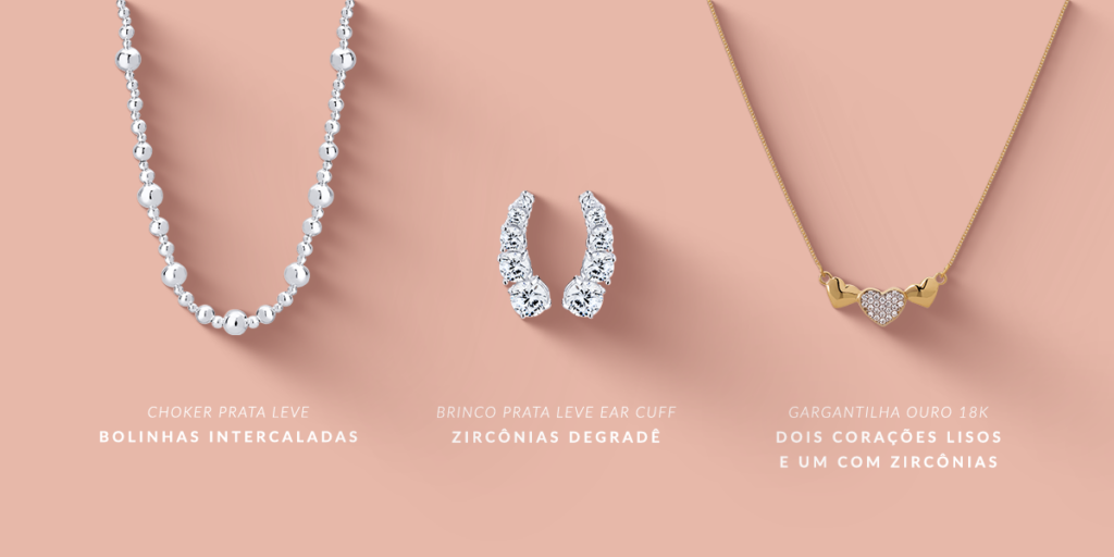 Colares prata e arte